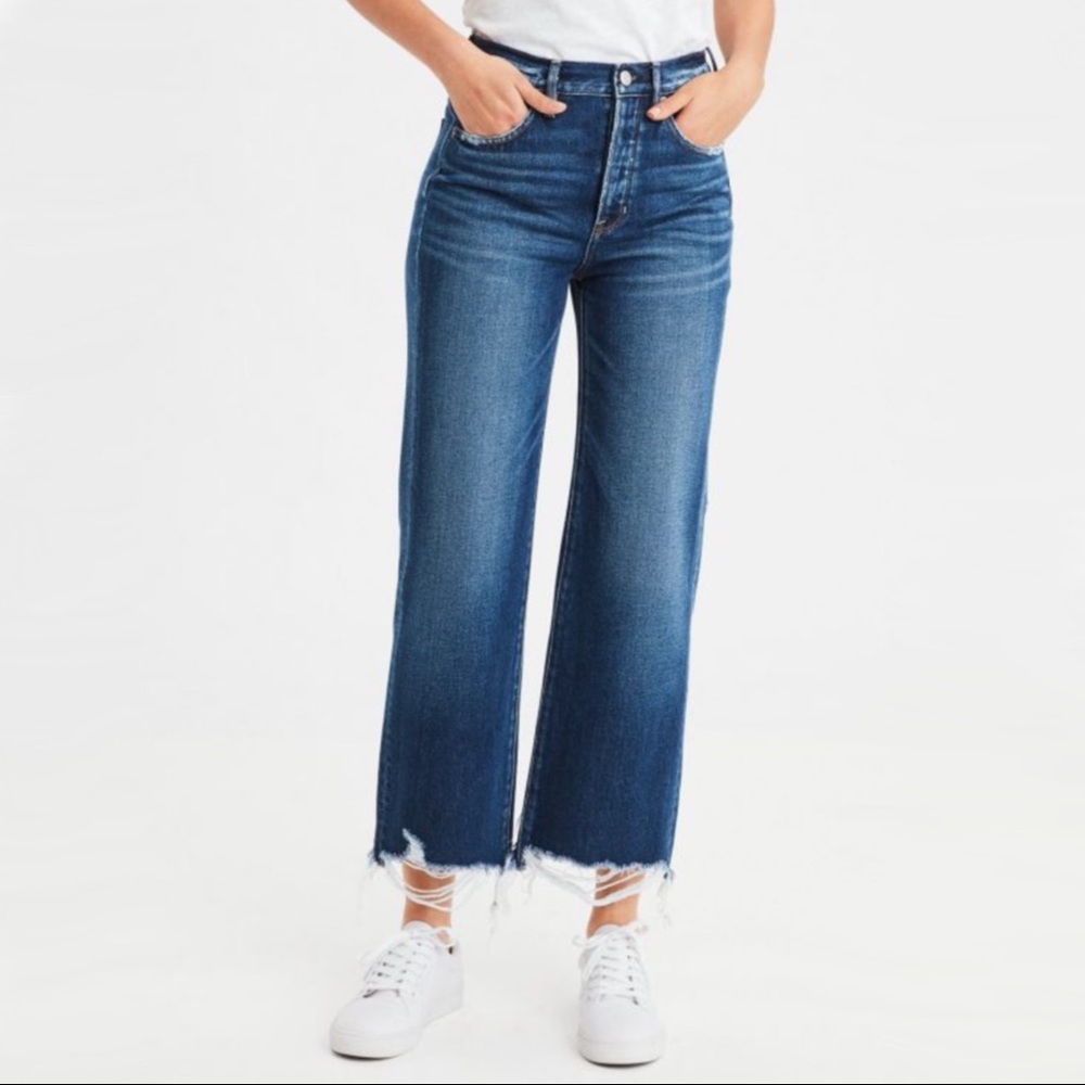 AE Wide Leg Crop Jeans